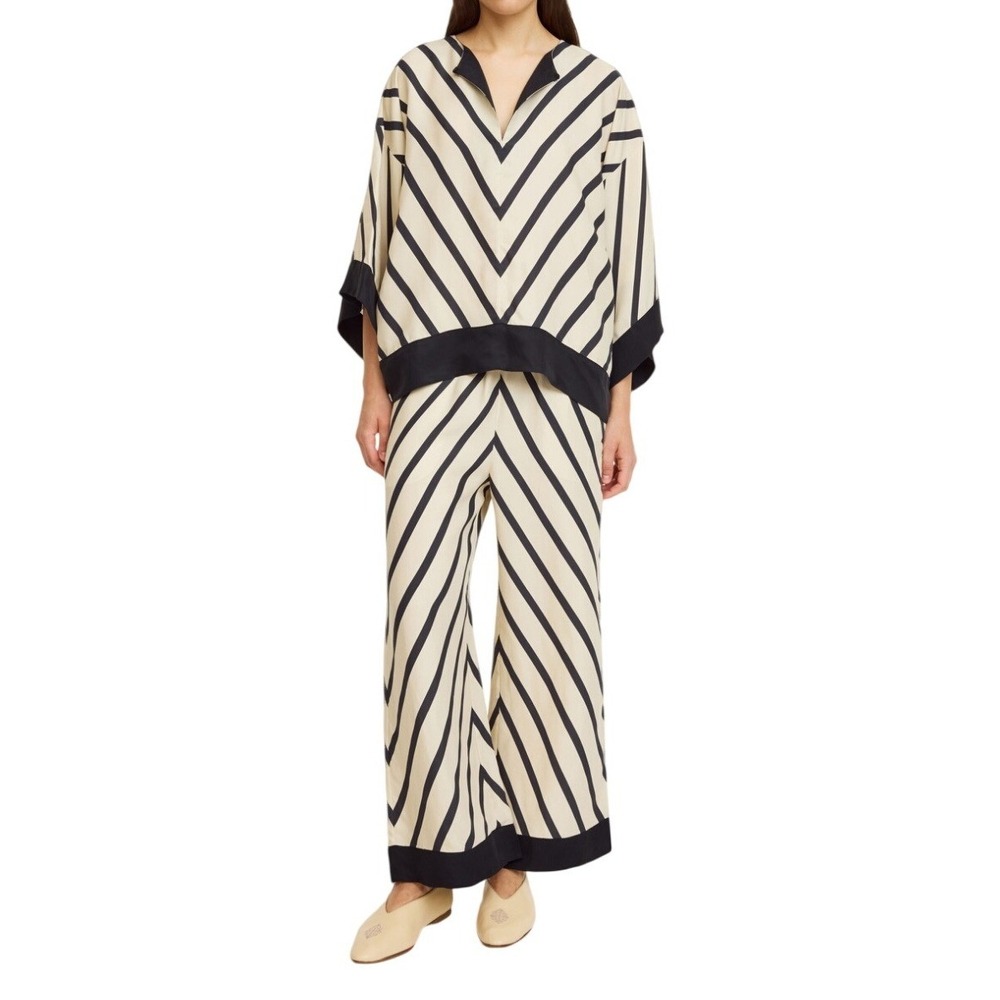 By Malene Birger‎ Set Cicie Oversized Blouse Top Women 40 & Mirabello Pants 38